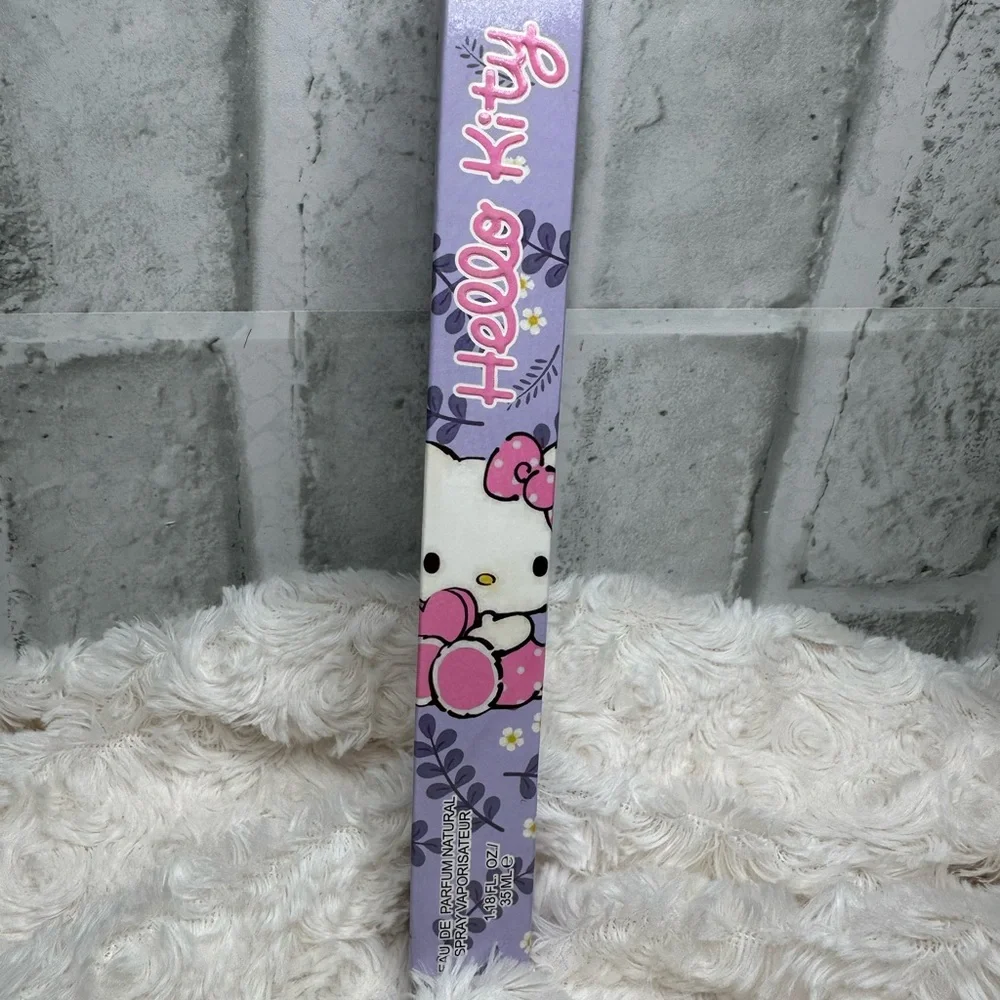 Hello Kitty Bundle Pink Kids Hair Accessories Gift Set with Keychain & Brush